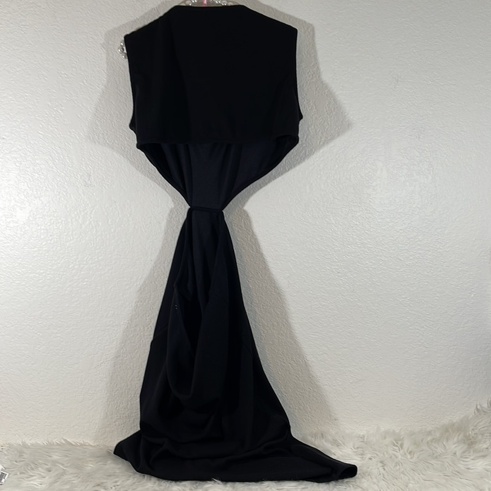 LTS Tall Black Cut Out Detail Mini Dress Size 16 NEW - Picture 7 of 15